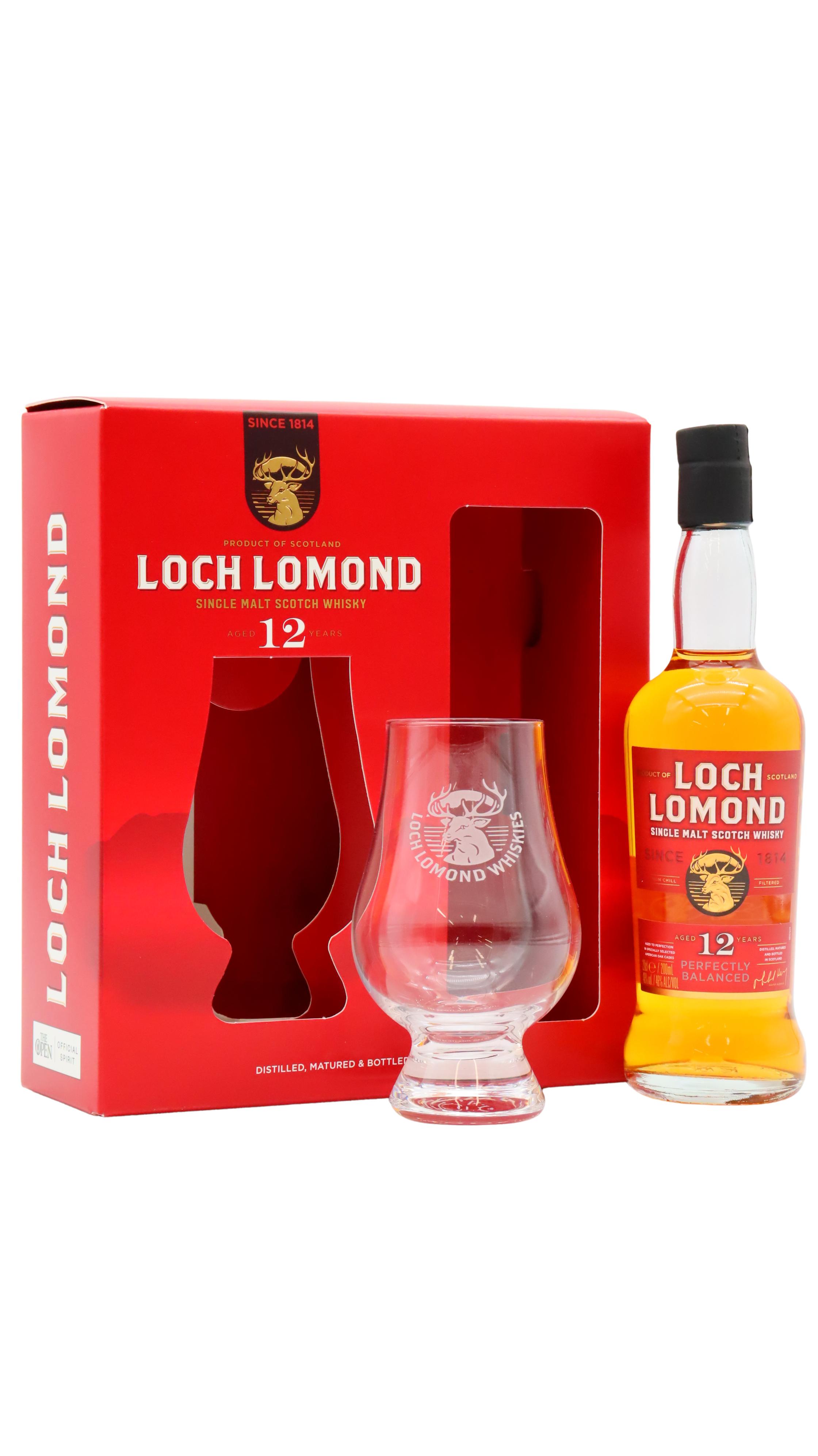 Loch Lomond Single Malt Scotch 12 Year Old Whisky