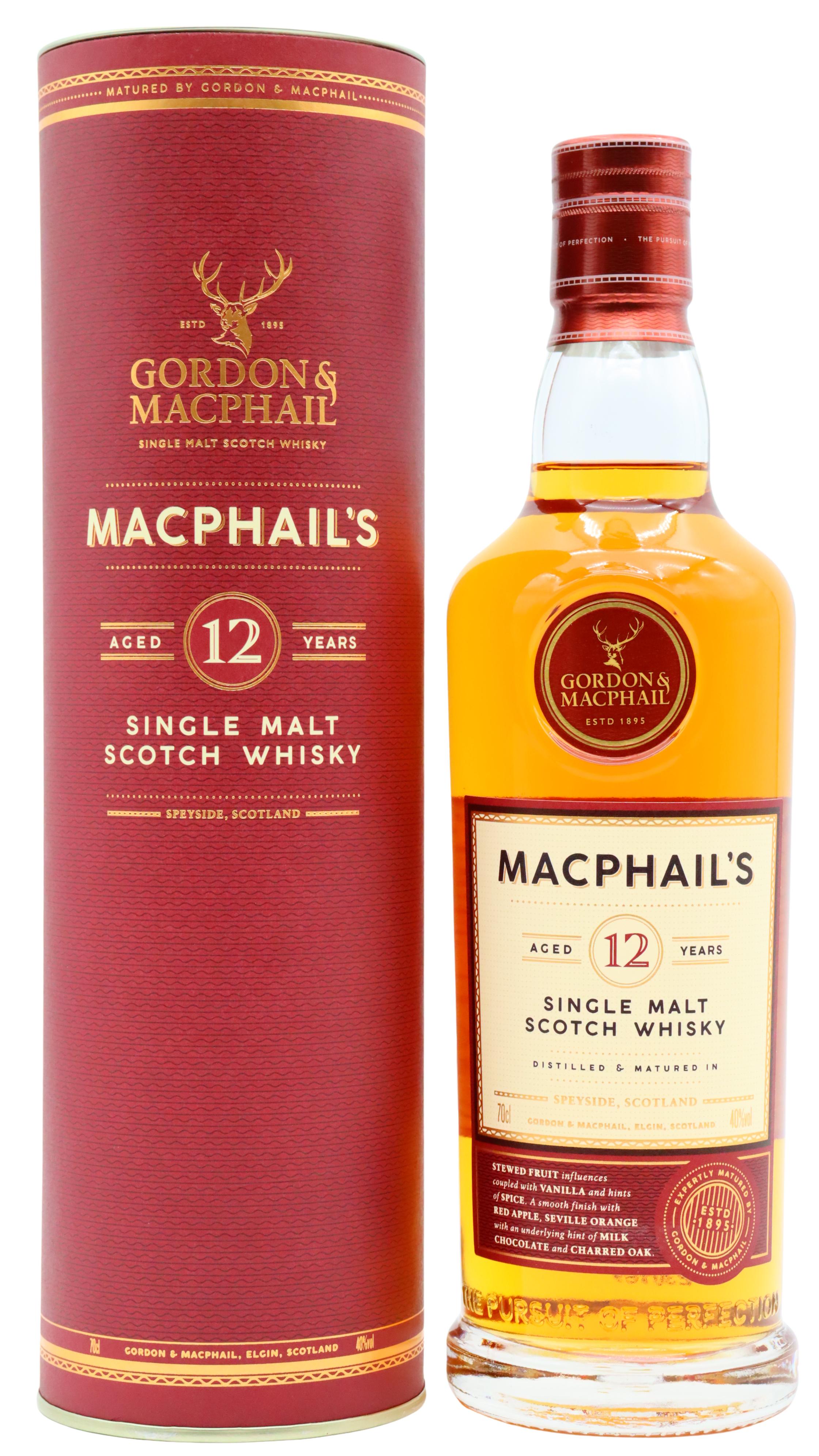 Macphail's Speyside Single Malt Scotch 12 Year Old Whisky
