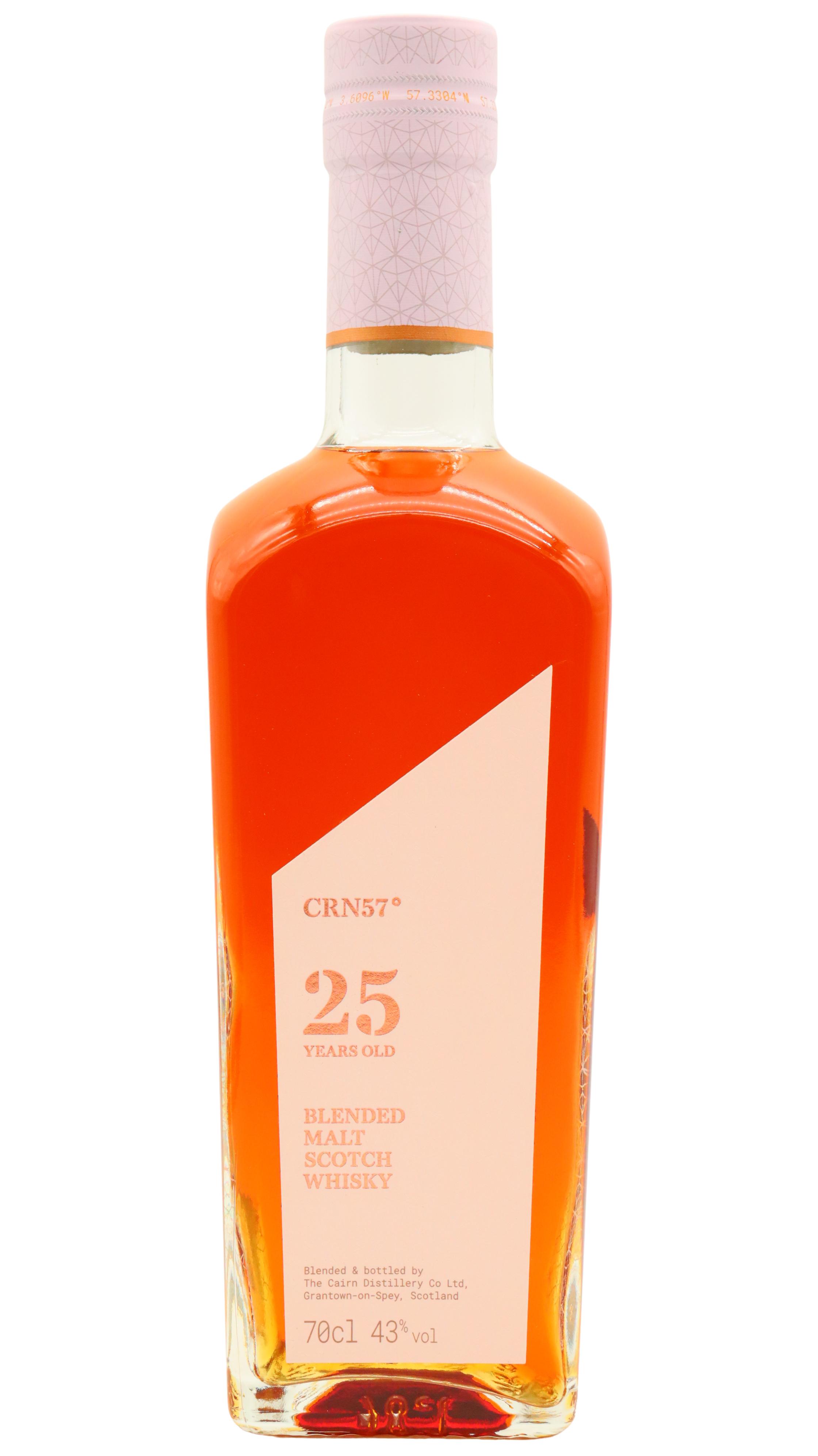 The Cairn Distillery Crn57 Blended Malt Scotch 25 Year Old Whisky