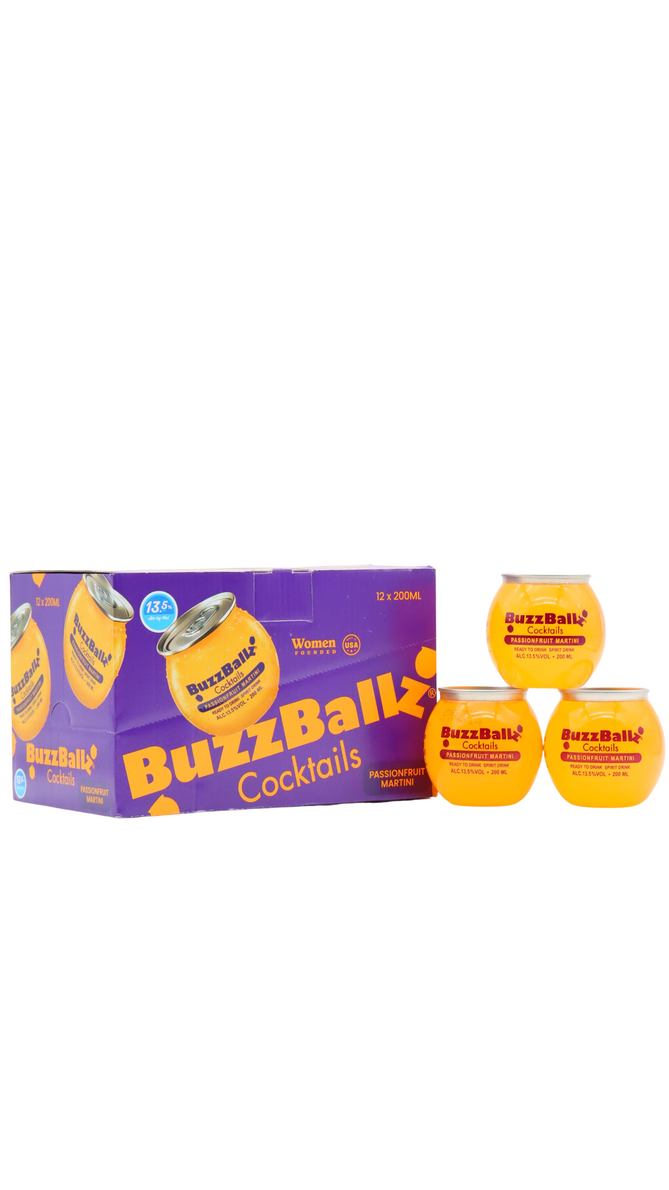 Buzzballz Passionfruit Martini Cocktail