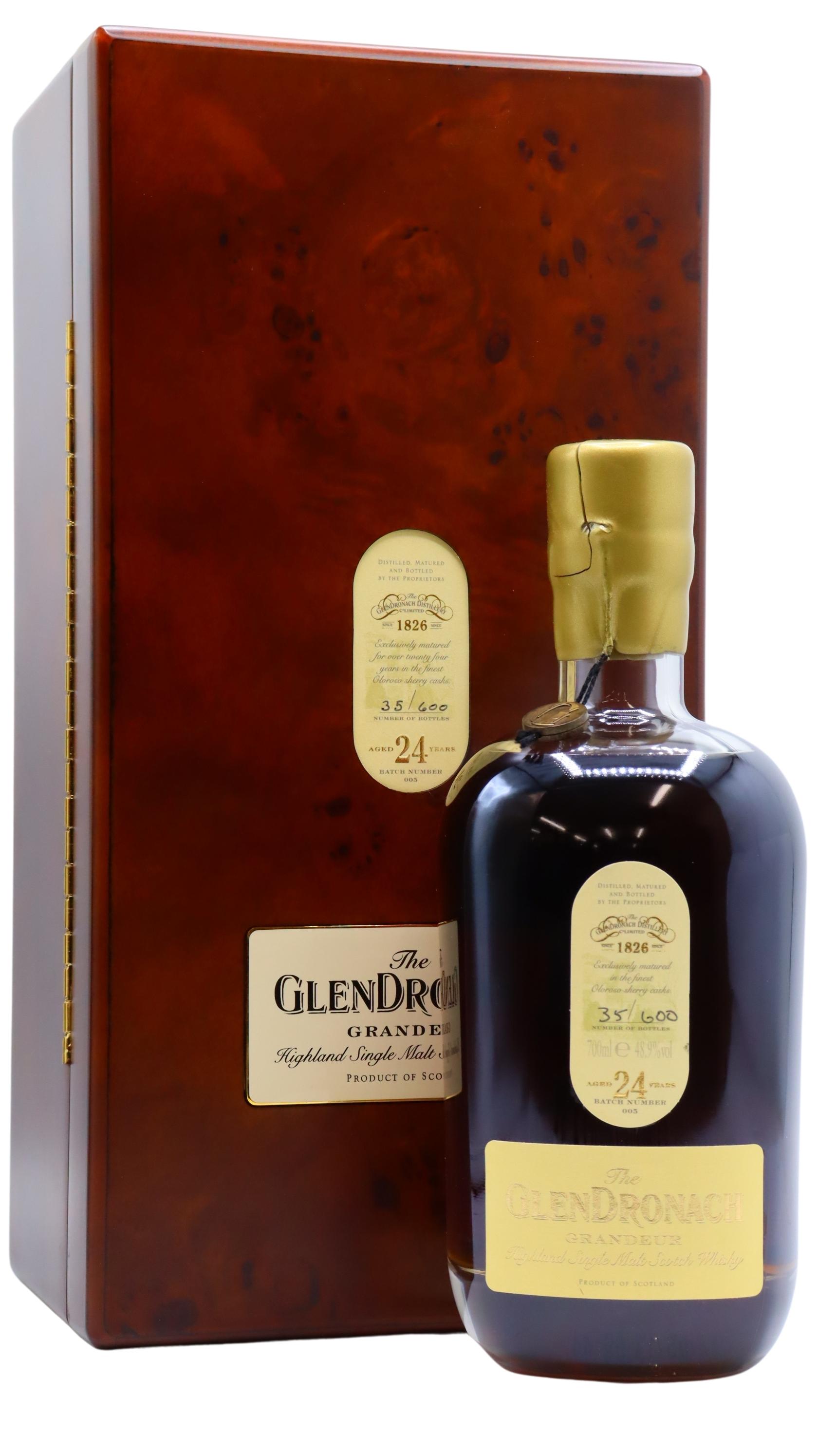 Glendronach Grandeur Batch 5 Highland Single Malt Scotch 24 Year Old Whisky