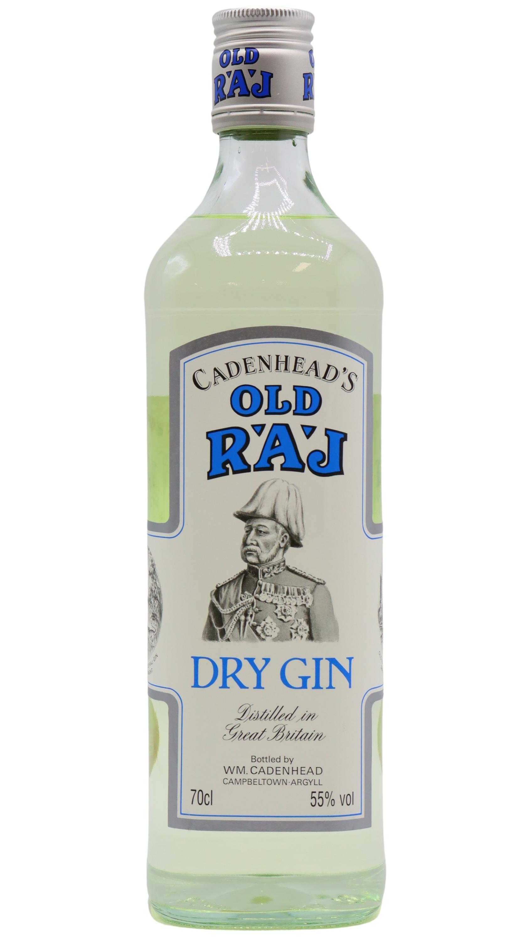 Cadenhead's Old Raj 55% Dry Gin (Old Bottling)