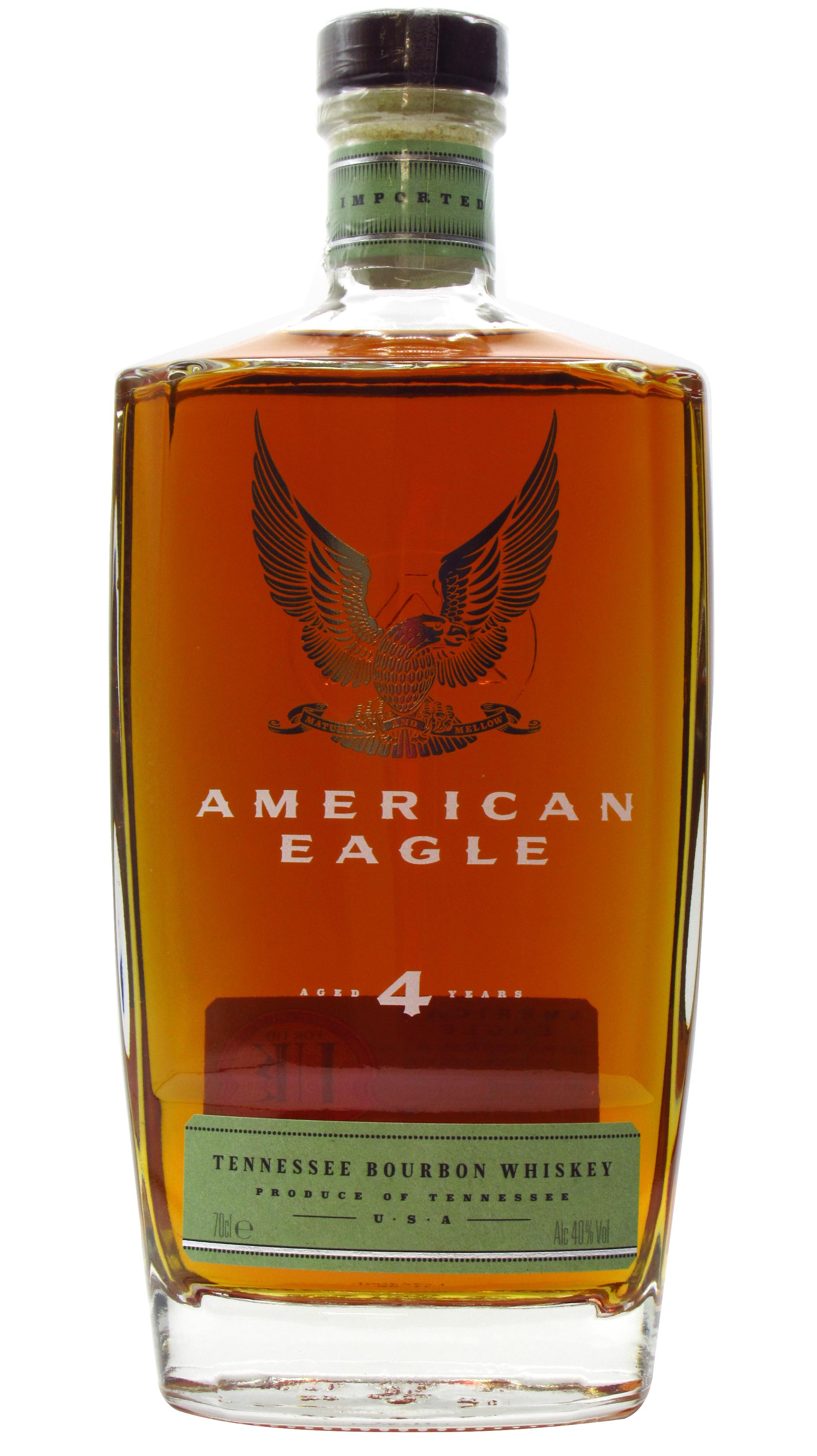 American Eagle Tennessee Bourbon Year Old Whiskey Size 4