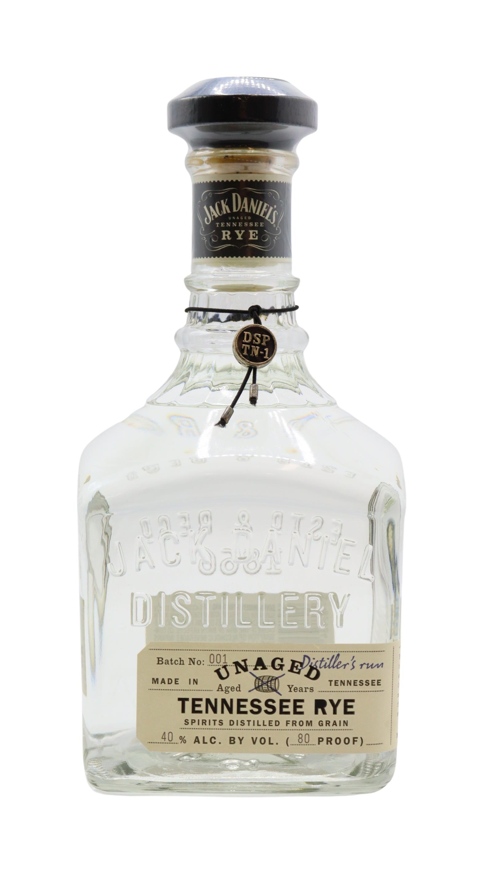 Jack Daniel's Unaged Tennessee Rye Whiskey 75Cl