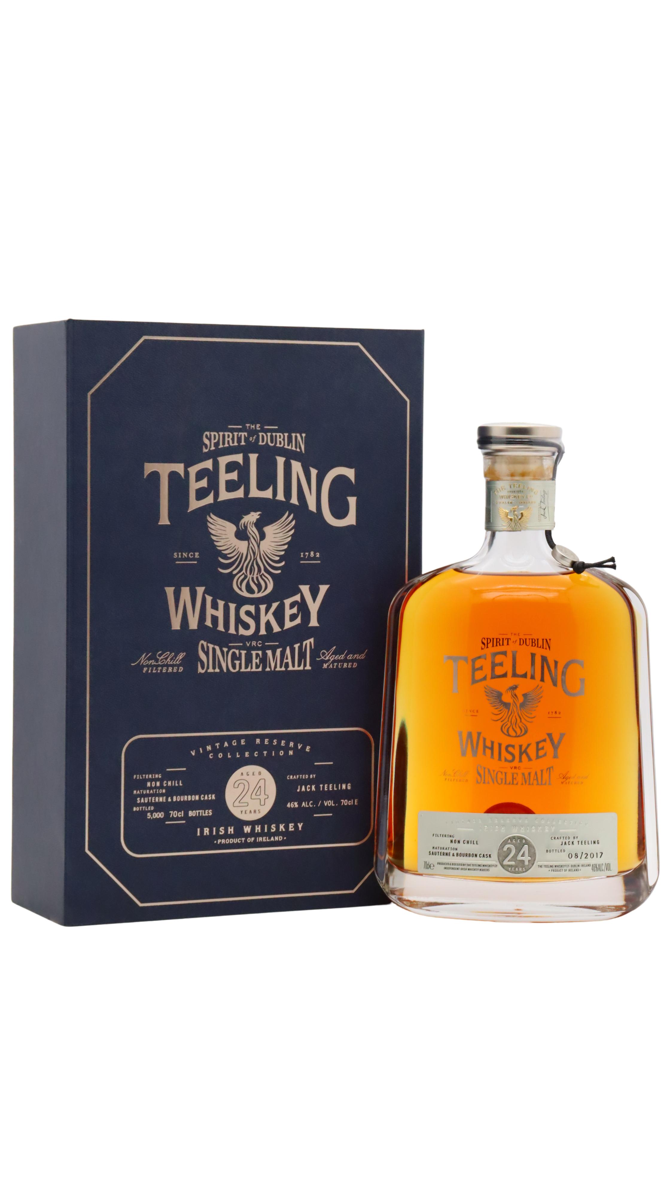 Teeling Vintage Reserve Single Malt 1991 24 Year Old Whiskey