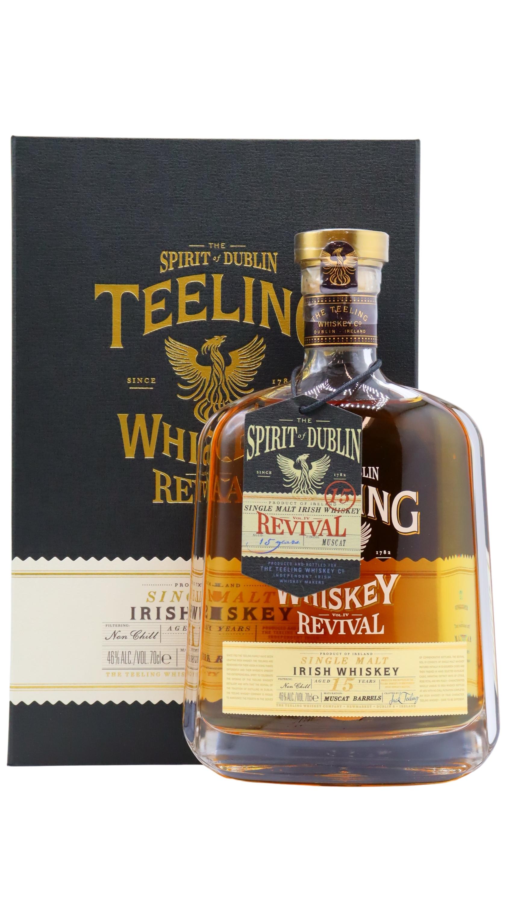 Teeling Revival Volume Iv - Muscat Barrels Single Malt Iri 15 Year Old Whiskey