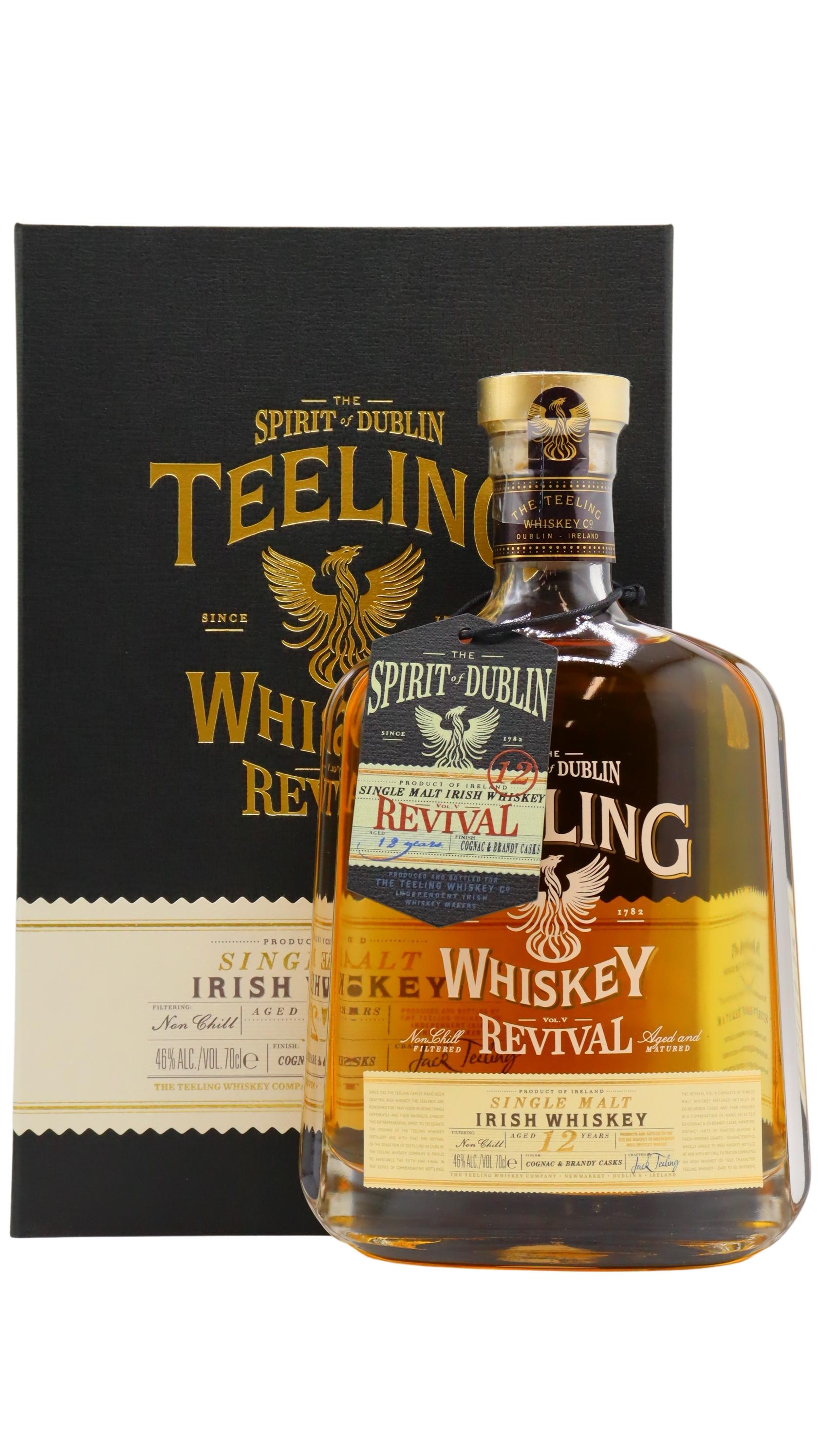 Teeling Revival Volume V - Cognac & Brandy Casks Single Ma 12 Year Old Whiskey