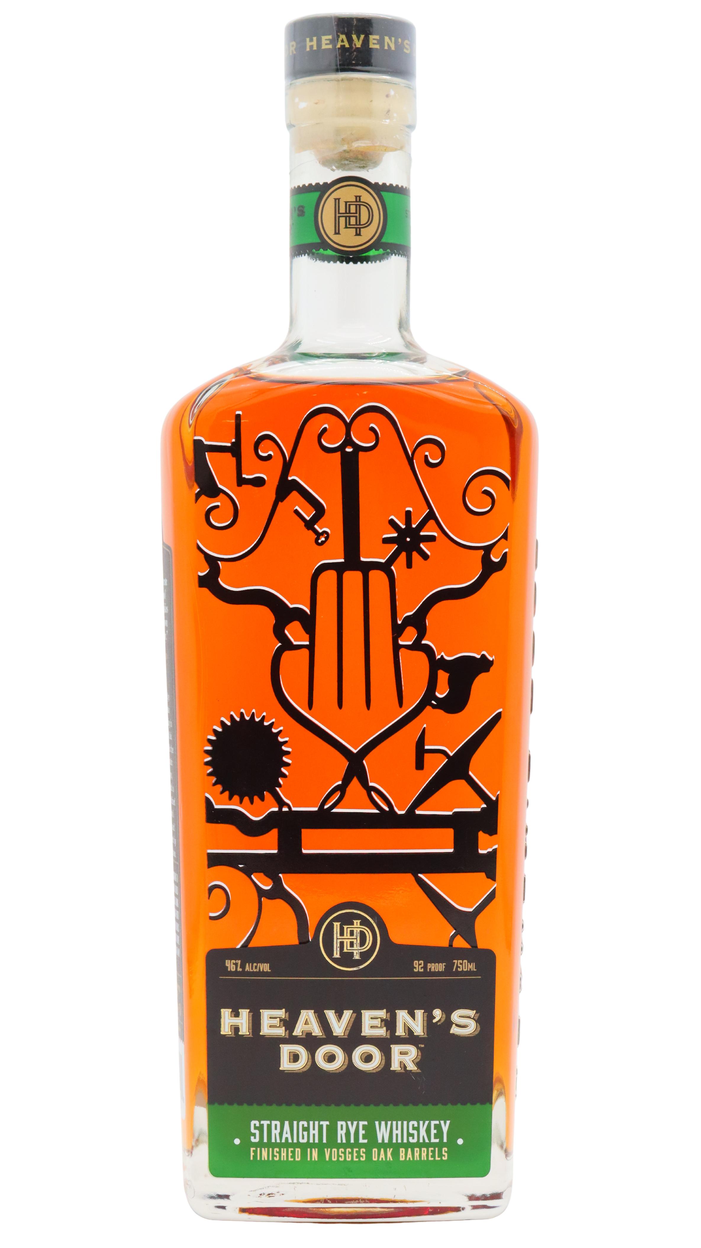 Heaven's Door Straight Rye 92 Proof Whiskey