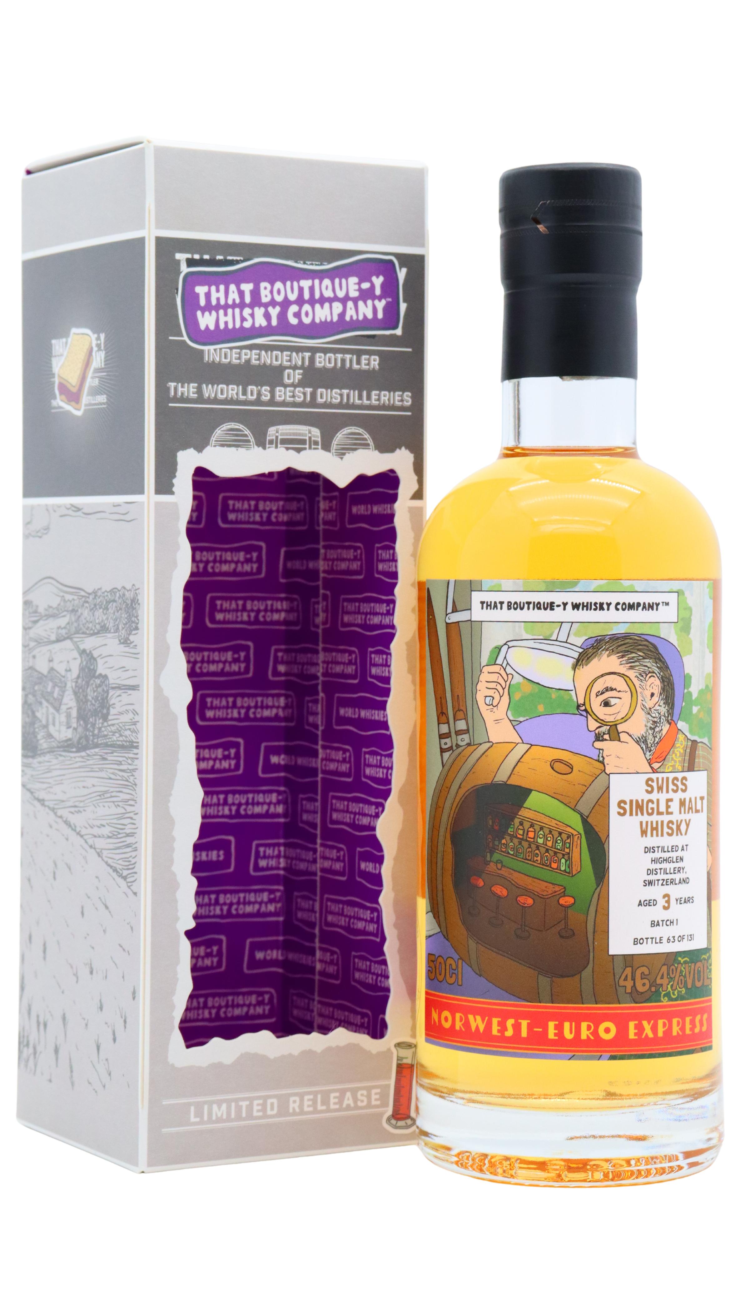 HighGlen That Boutique-y Whisky Company Batch #1 Swiss Single Malt Whisky