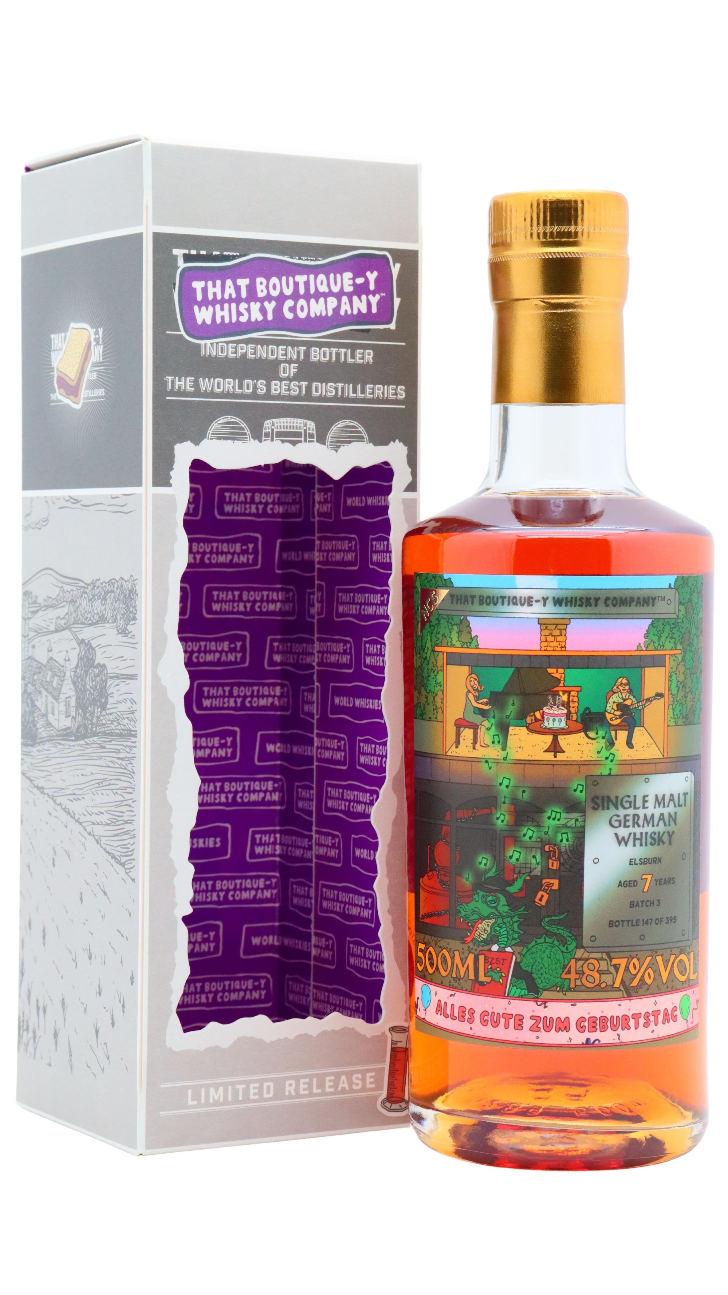 Elsburn That Boutique-Y Whisky Company Batch #3 Single Mal 7 Year Old Whisky
