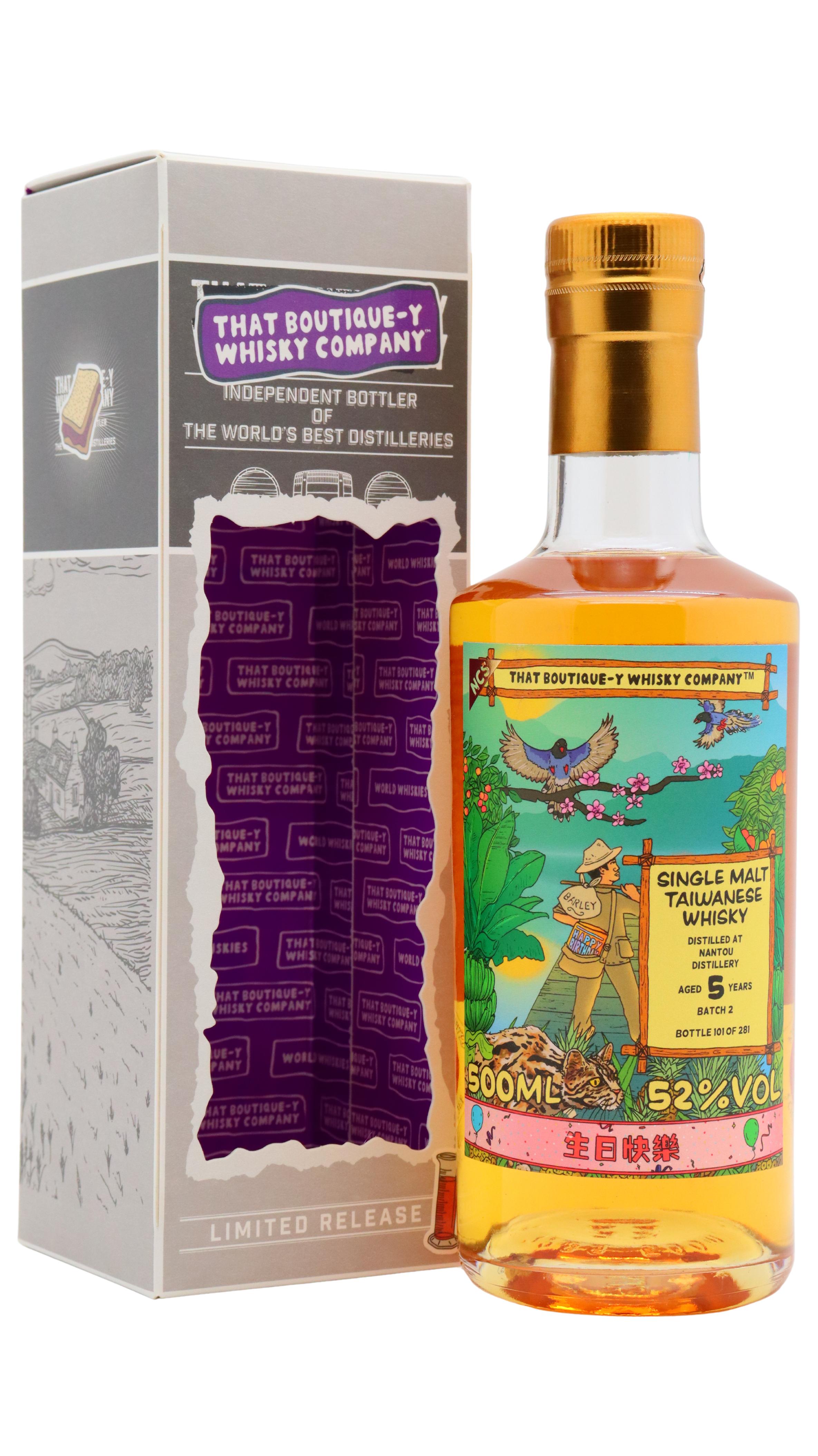 Nantou That Boutique-Y Whisky Company Batch #2 Single Mal 5 Year Old Whisky