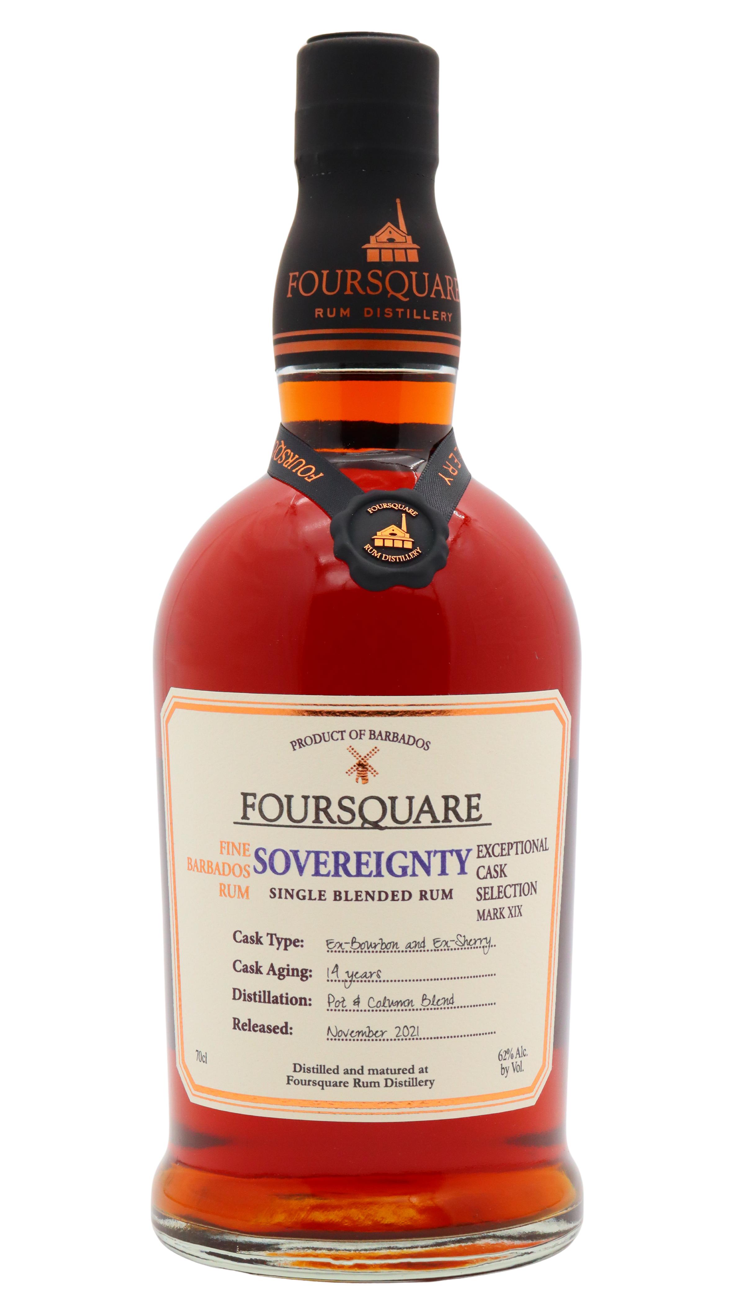 Foursquare Exceptional Cask Selection Mark Xix Sovereignty Si 14 Year Old Rum
