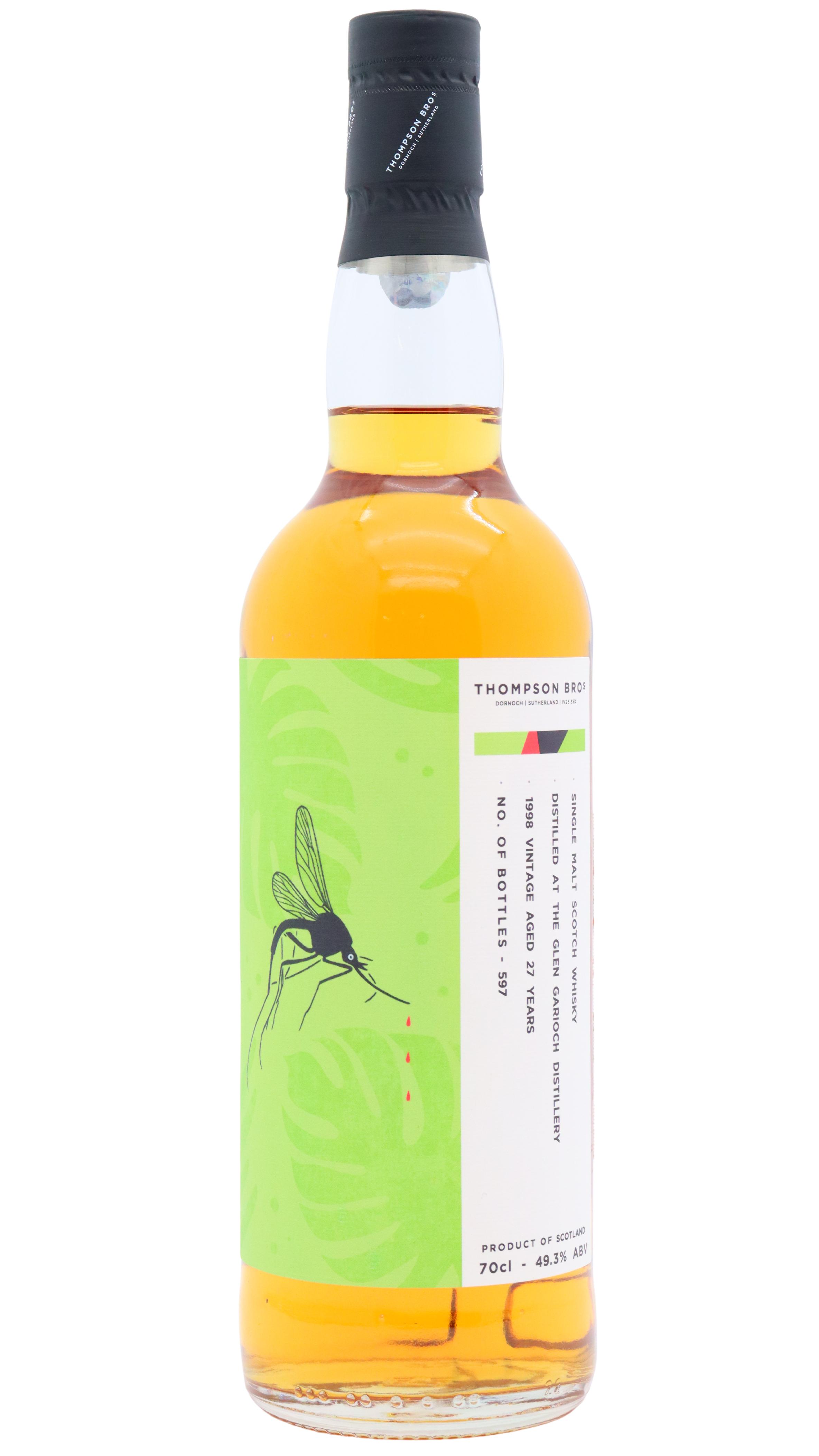 Glen Garioch Thompson Bros Single Malt Scotch 1998 27 Year Old Whisky