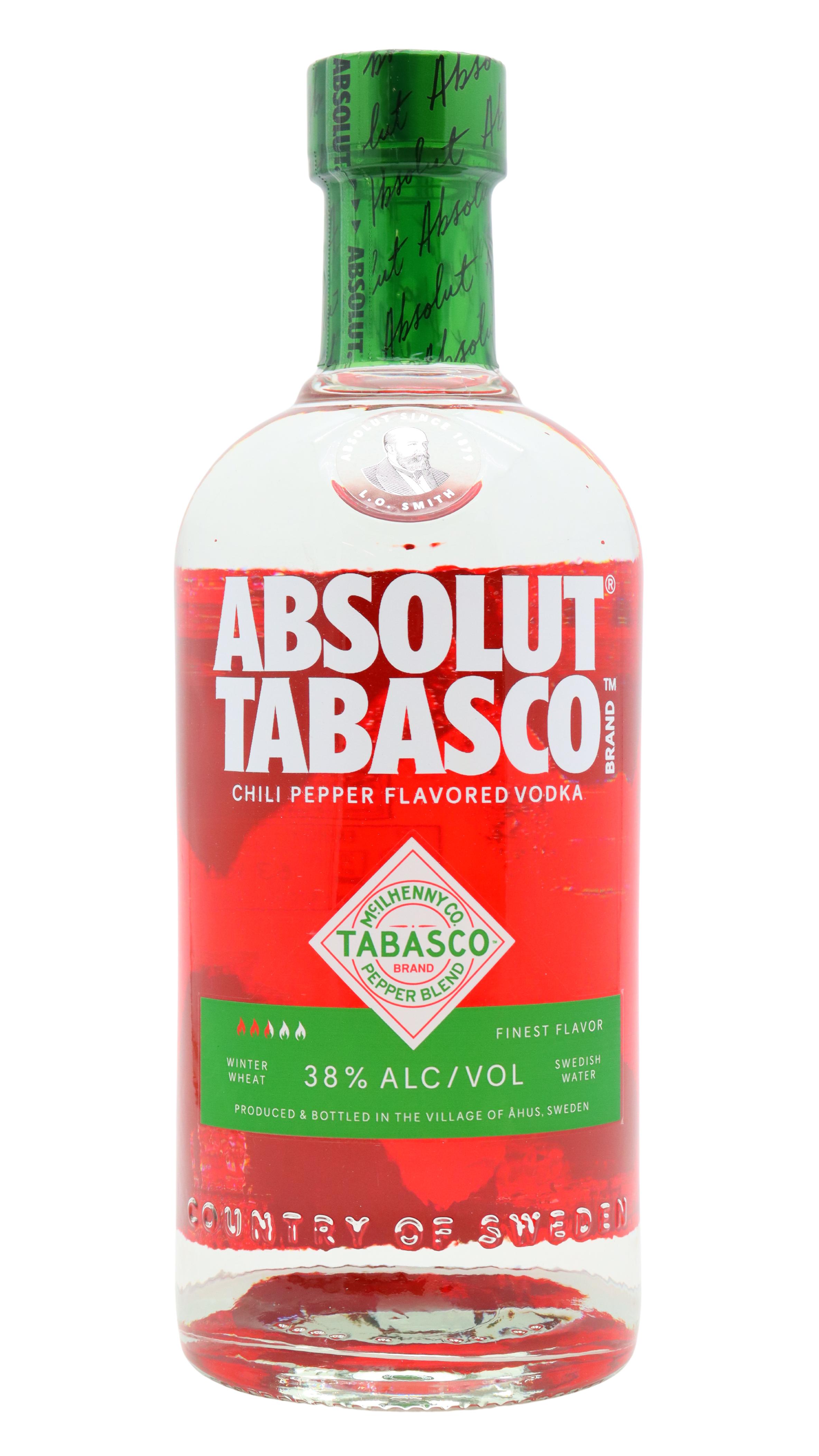 Absolut Tabasco Chili Pepper Flavoured Vodka
