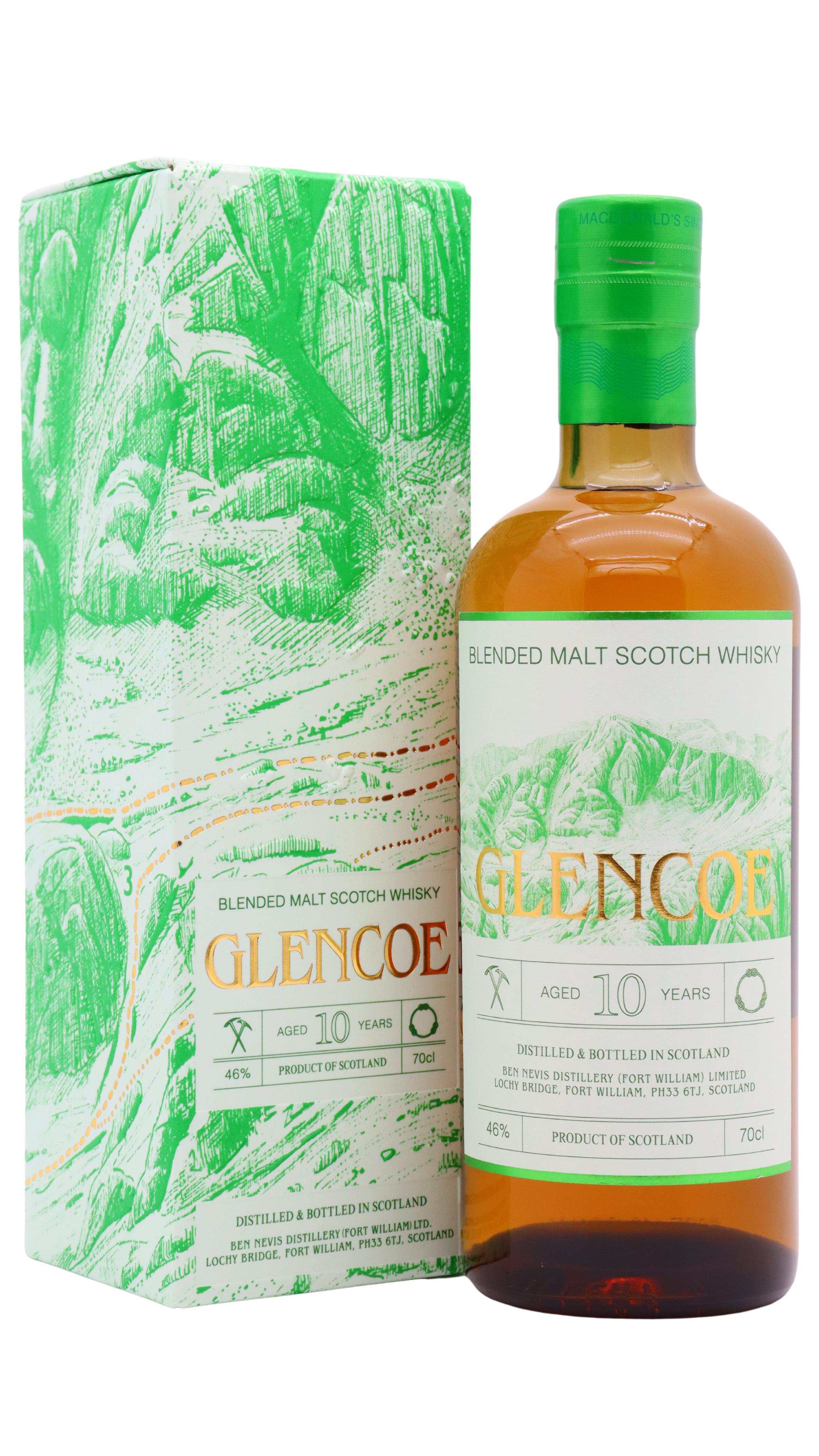 Ben Nevis Glencoe Blended Malt Scotch 10 Year Old Whisky