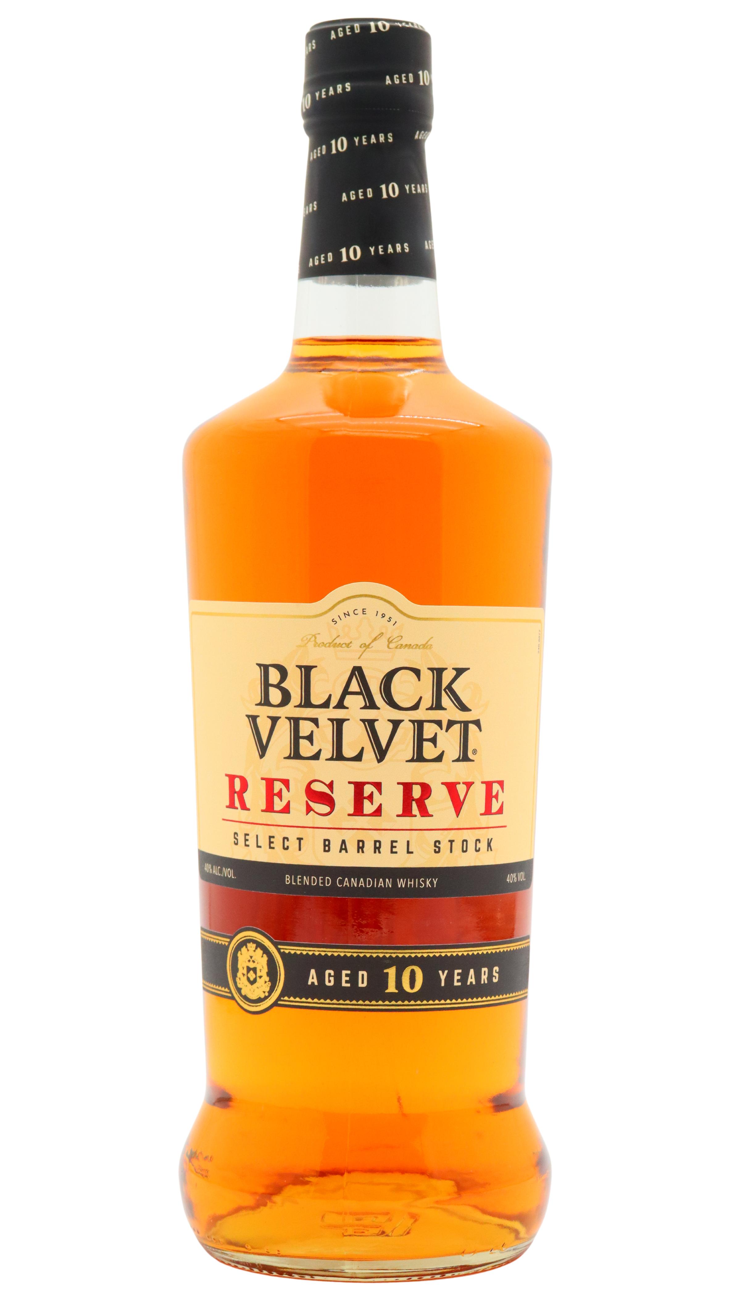 Black Velvet Reserve Blended Canadian 10 Year Old Whisky