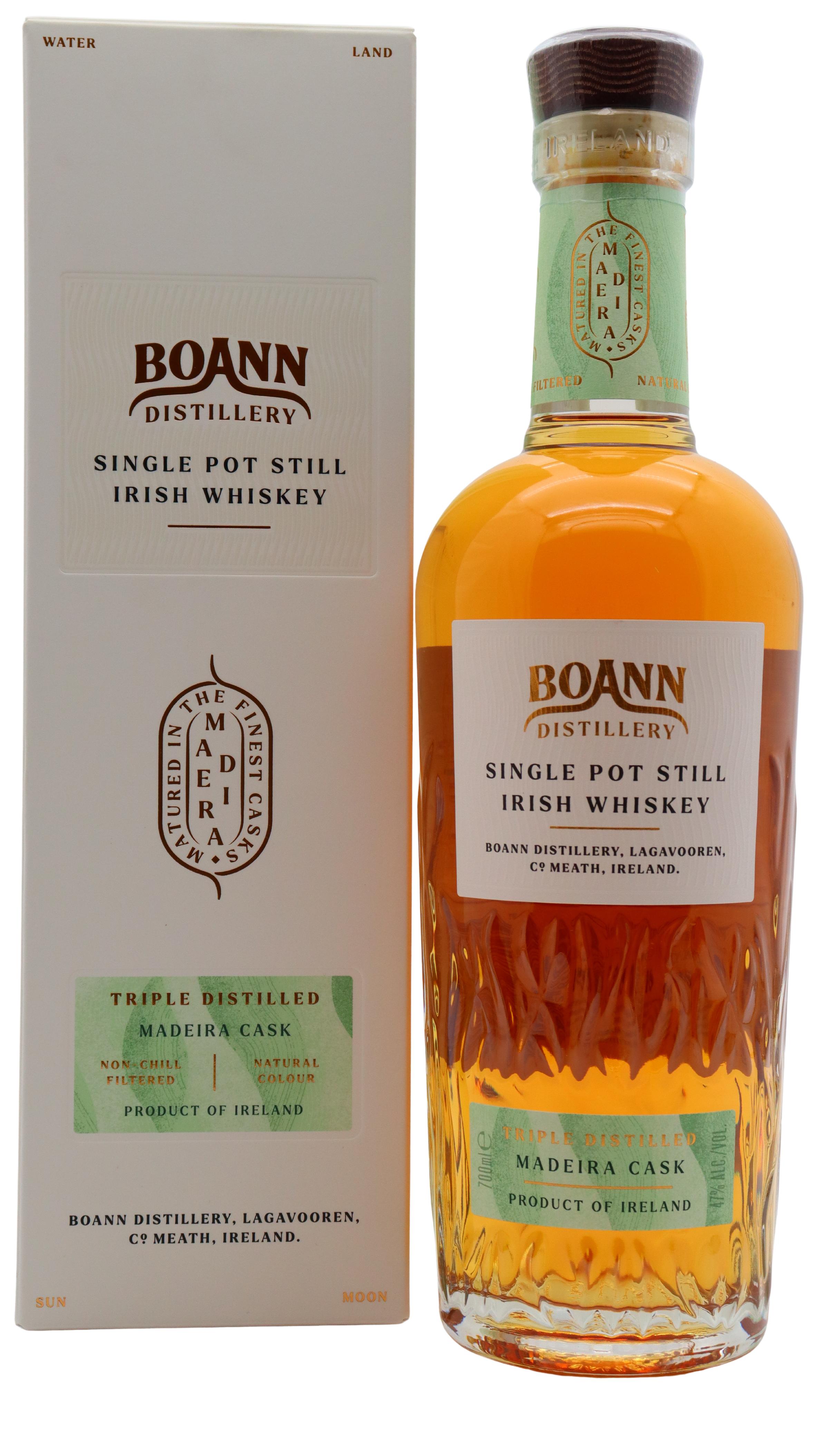 Boann Madeira Cask Single Pot Still Irish   Whiskey