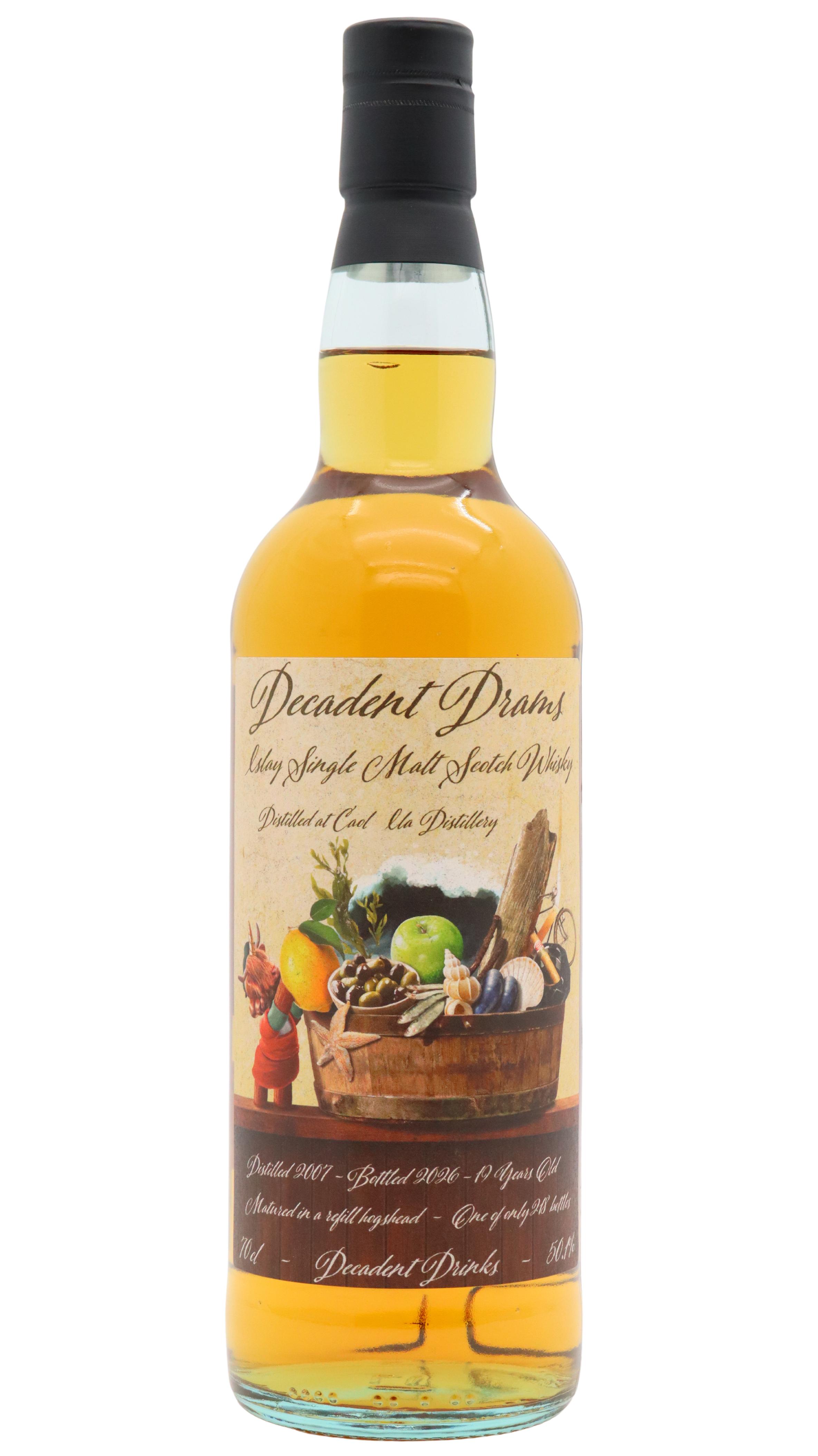 Caol Ila Decadent Drams Single Cask Single Malt Scotch 2007 19 Year Old Whisky