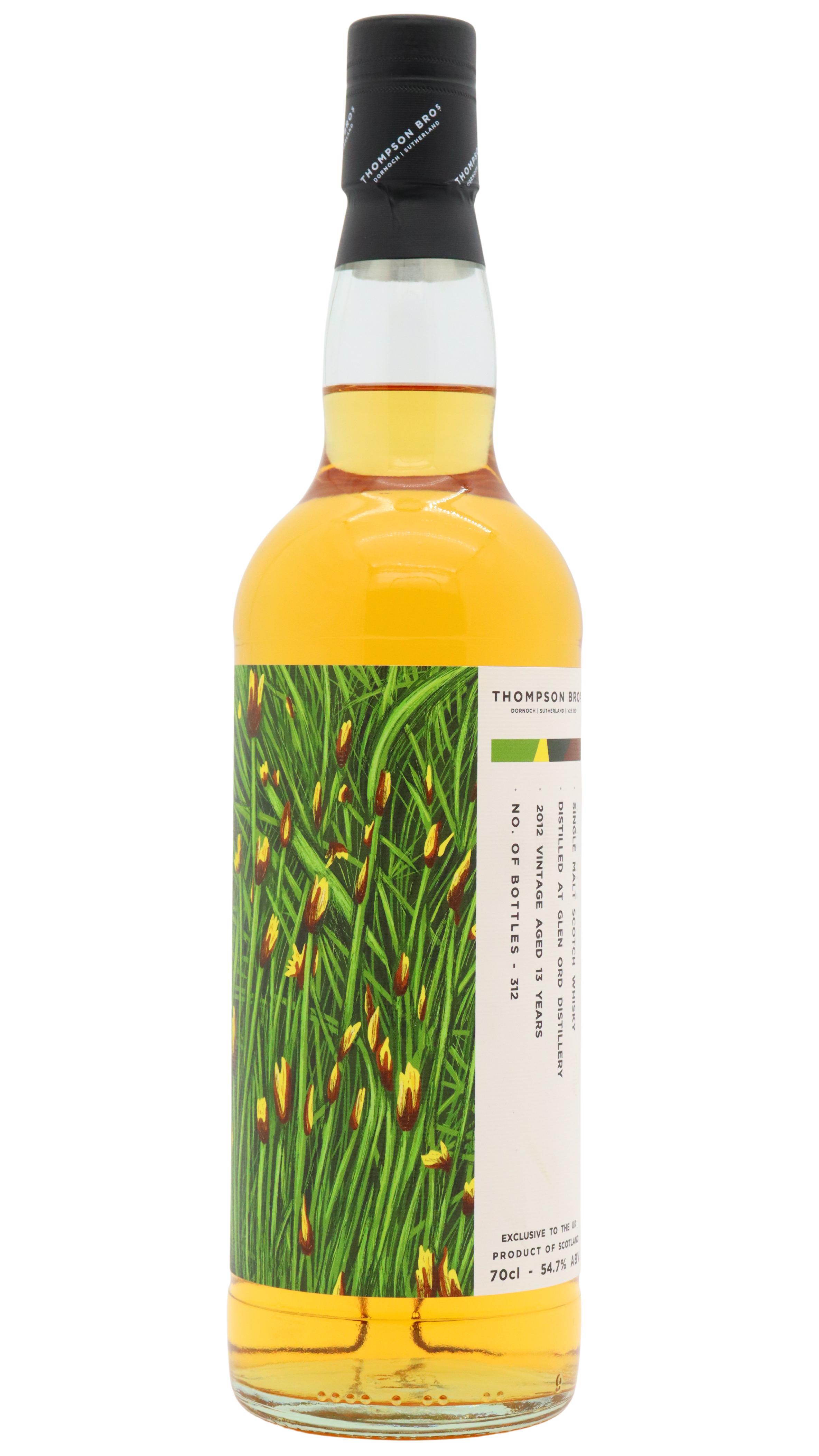 Glen Ord Thompson Bros Single Malt Scotch 2012 13 year old Whisky