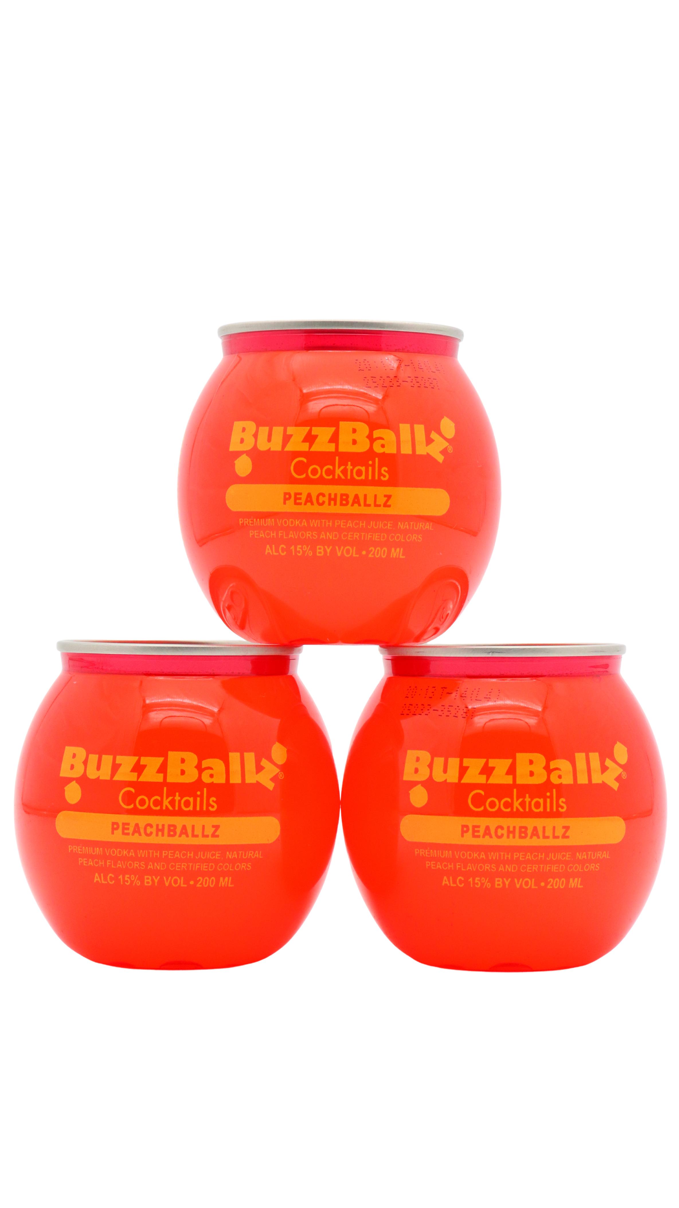BuzzBallz PeachBallz Cocktail