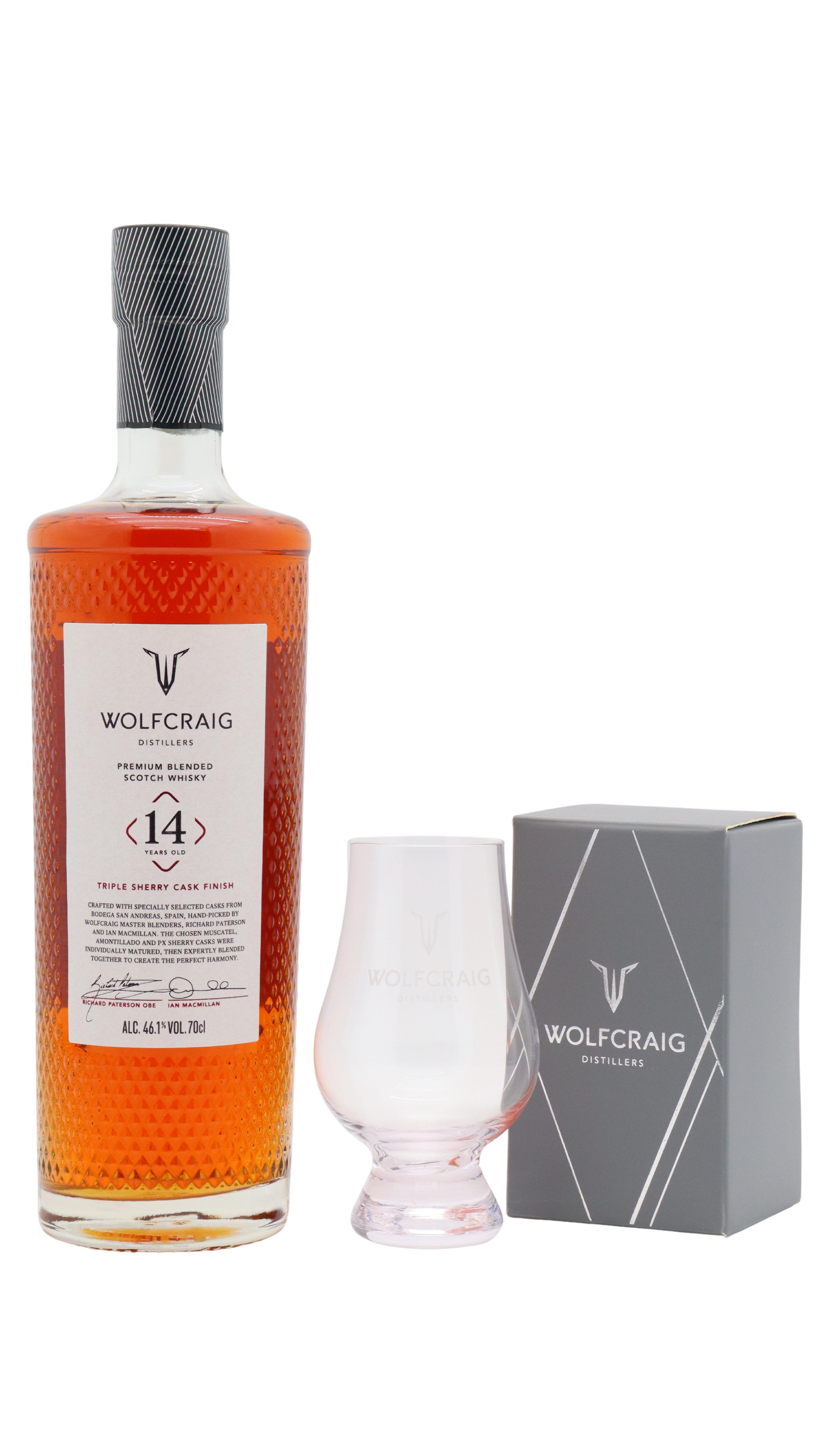 Wolfcraig First Edition Blended Scotch Whisky (Includes Glencairn Glass)