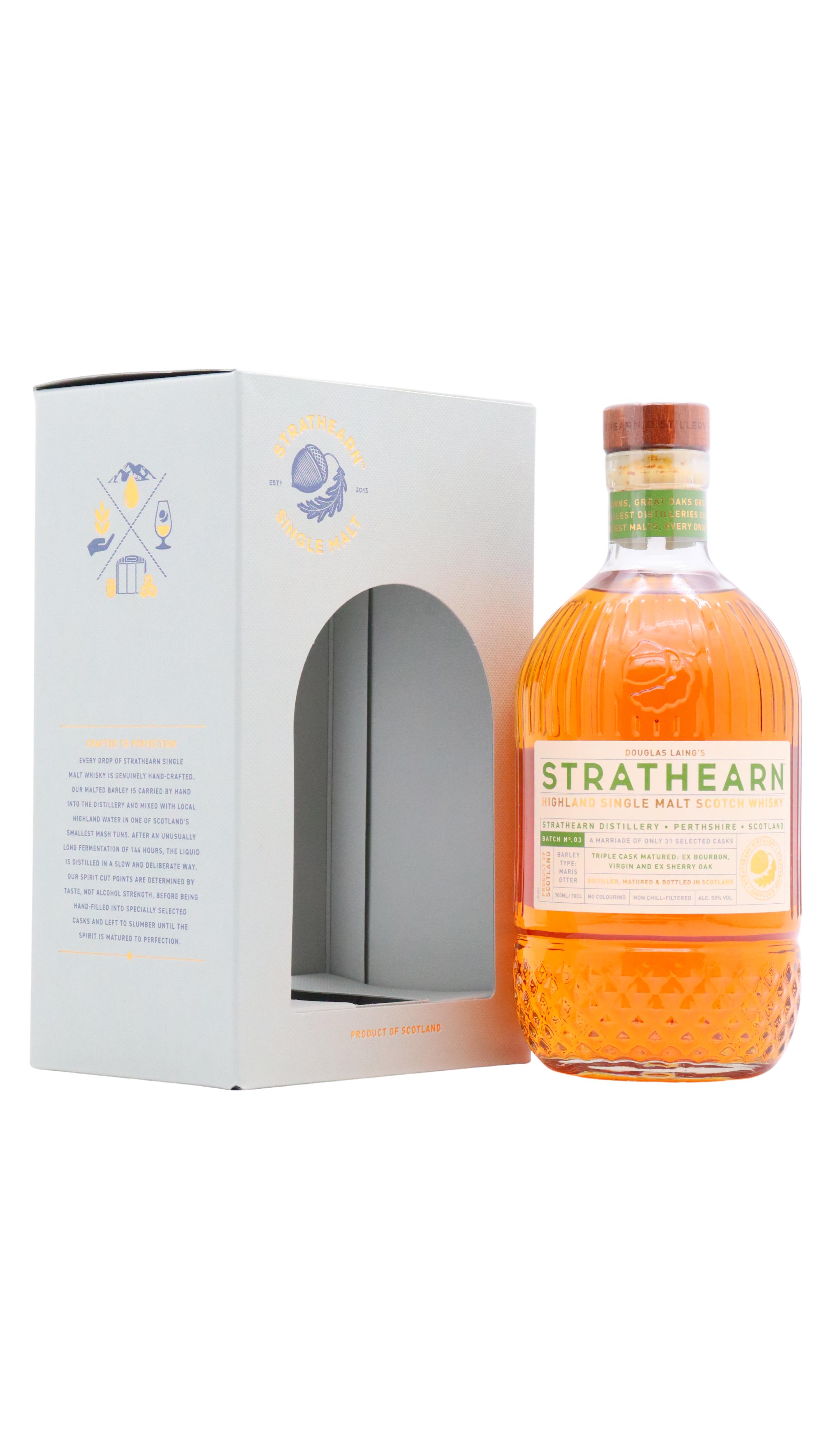 Strathearn Batch #3 Highland Single Malt Scotch Whisky