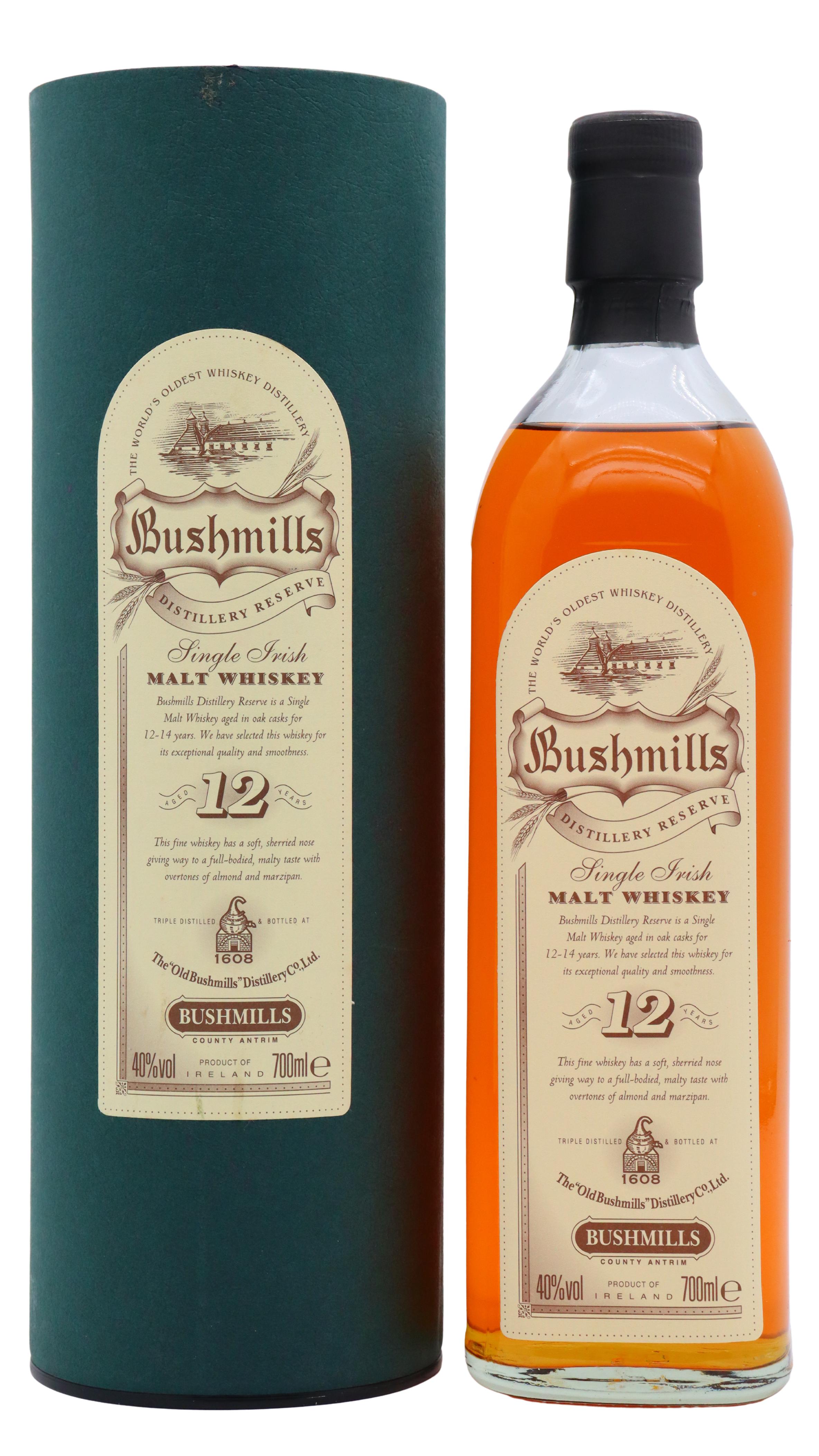 Bushmills Single Irish Malt 12 Year Old Whiskey