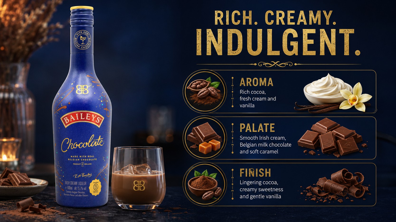 Baileys Chocolate Tasting Profile 