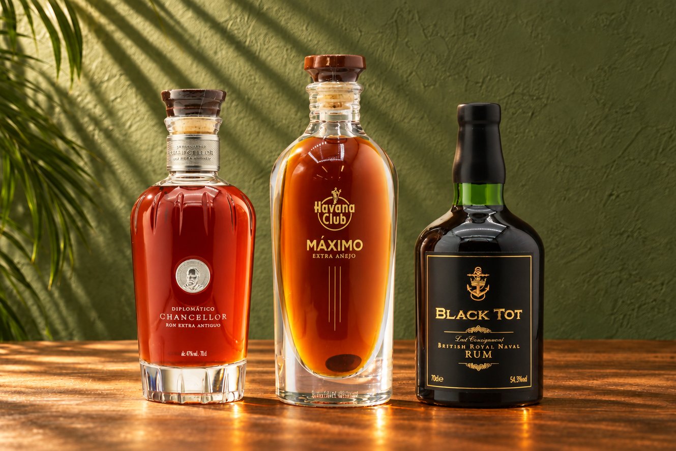 Discover the fascinating world of old, rare and exceptional rums, carefully curated for discerning connoisseurs.