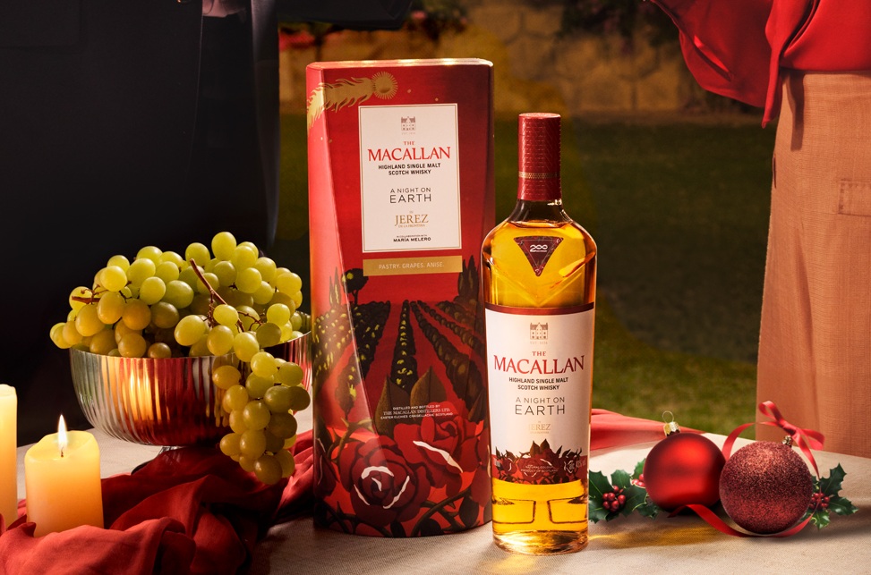 Whisky is a distilled spirit made from fermented grain mash, typically aged in oak casks. 