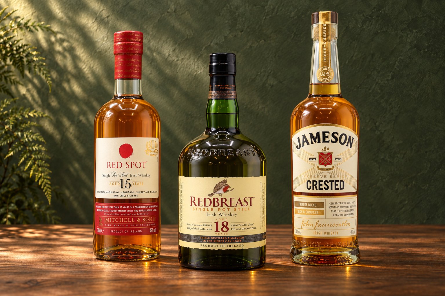 Traditionally, Irish Whiskey is triple distilled to achieve this signature smooth character.