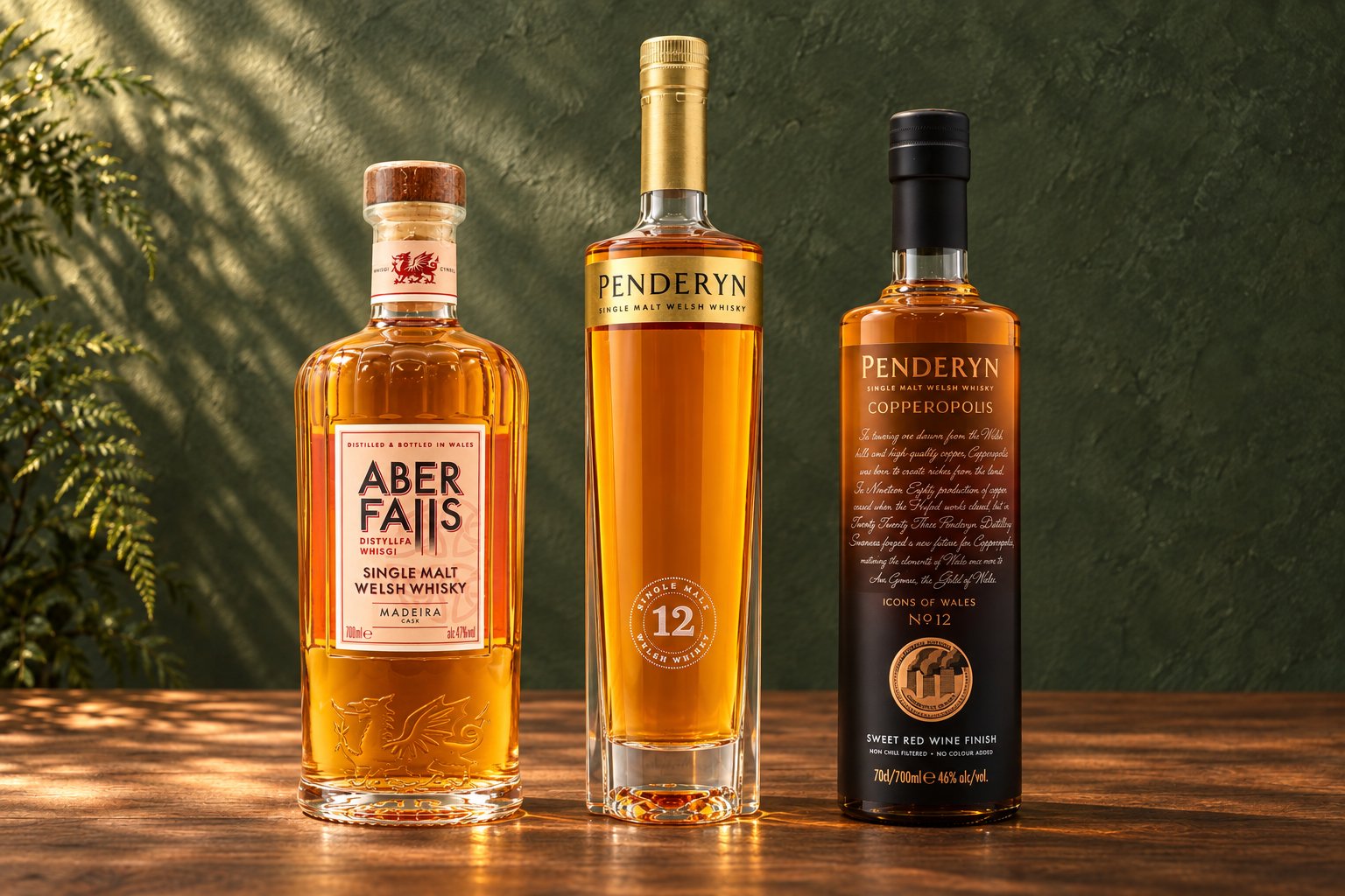 Welsh Whisky is known for its smooth, rich flavours and unique character, thanks to the Welsh climate and fresh water sources.